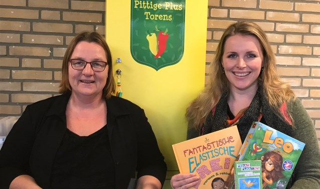 Talentbegeleiders Inge van den Berg en Alie Boll.