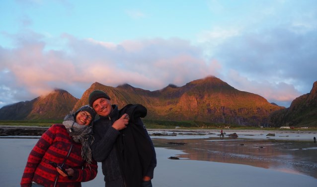 • Liz Geurts en Jos van Oosten werden gegrepen door de schoonheid van de Lofoten.