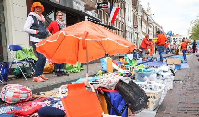 • De vrijmarkt afgelopen jaar.