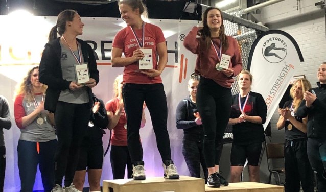 • Sanne Bijleveld werd opnieuw nationaal kampioen.