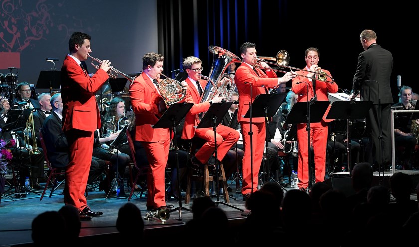 • Koperkwintet Pelgrim Brass verzorgde een gastoptreden.