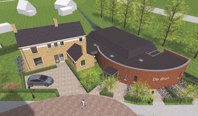 • Impressietekening van het eindresultaat.