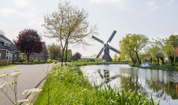 • Een van de molens van de SIMAV, in Bleskensgraaf.
