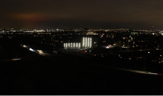 • De openbare verlichting, zoals hier langs de Algeraweg, werkt niet als gevolg van een storing.