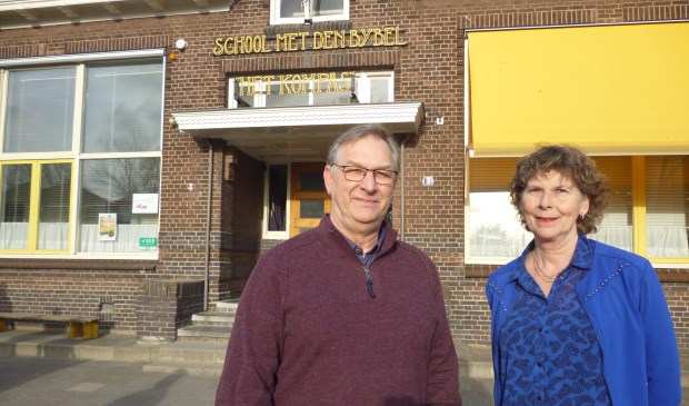 • Johan van Heusden en Nel Verhulst voor hun school.