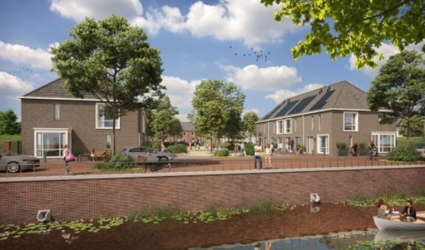 • Impressie van de duurzame woningen.
