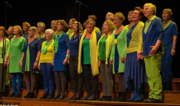• Vocal Group Jade in actie tijdens Isala Encore.