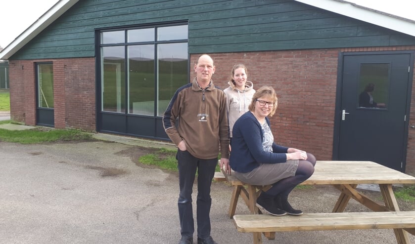 • Het team, met v.l.n.r. Maarten, Denise en Els den Ouden.