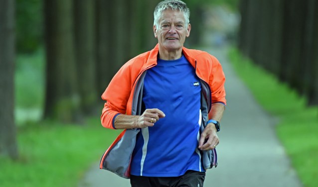 • Robert de Smet tijdens een trainingsloopje vlak bij huis.