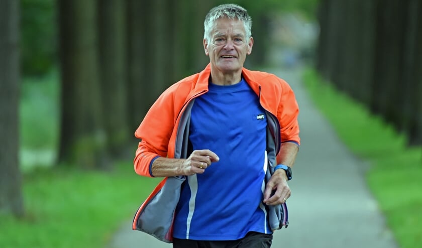 • Robert de Smet tijdens een trainingsloopje vlak bij huis.
