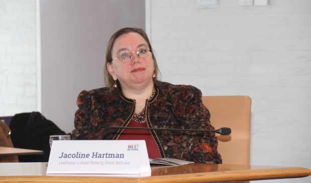 • Jacoline Hartman, wethouder in West Betuwe.