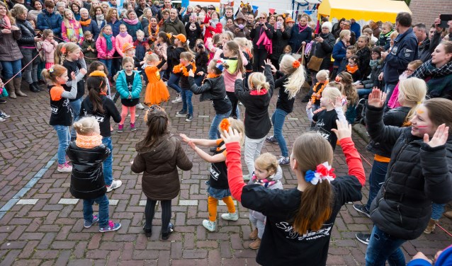 • Het kinderfeest tijdens Koningsdag 2016 in Vrijstad Vianen.