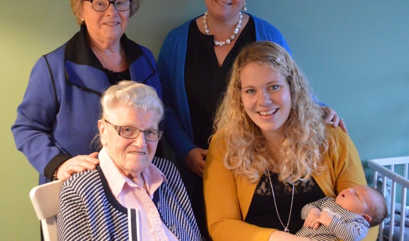 • De vijf generaties in Meerkerk.