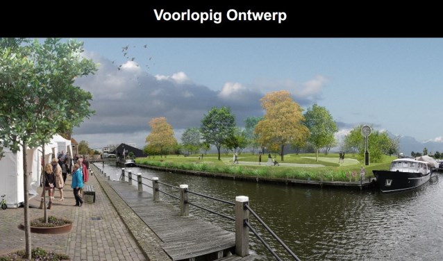• Een voorlopige impressie van het Stadspark.