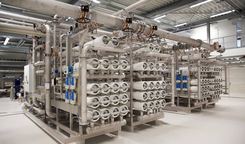 • Membranen bij zuiveringsstation Schuwacht in Krimpen aan de Lek.