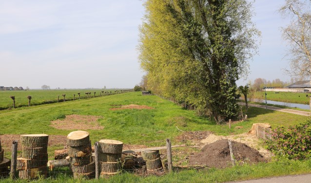 • De locatie waar de kleine camping zou moeten komen.
