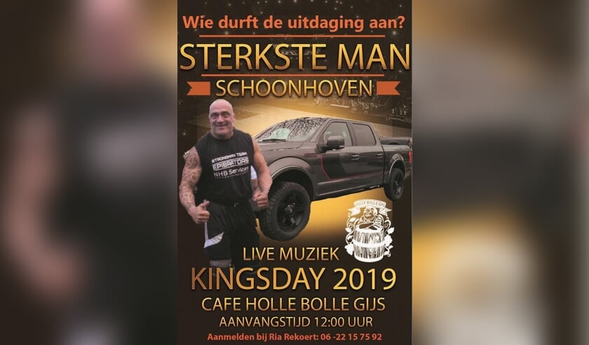 • Sterkste man-verkiezing bij Holle Bolle Gijs.