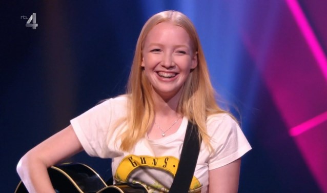 • Amy Cornax tijdens de blind auditions.