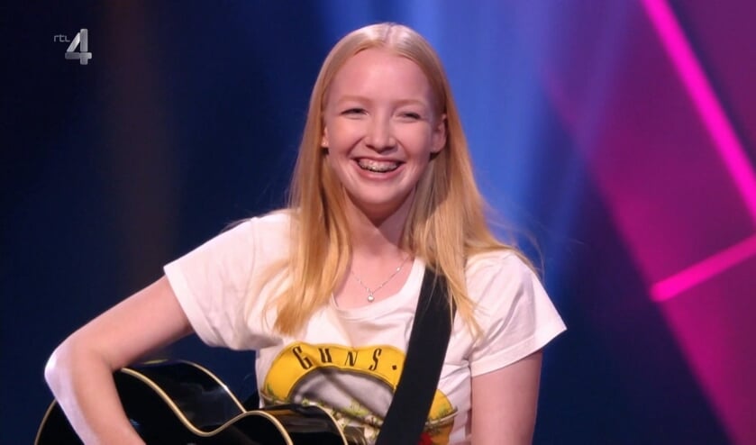 • Amy Cornax tijdens de blind auditions.