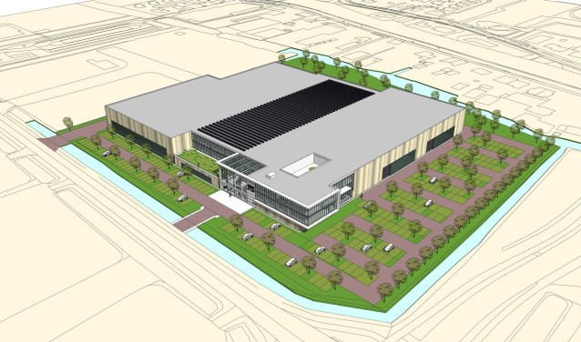 • Een artist impression van de nieuwbouw.