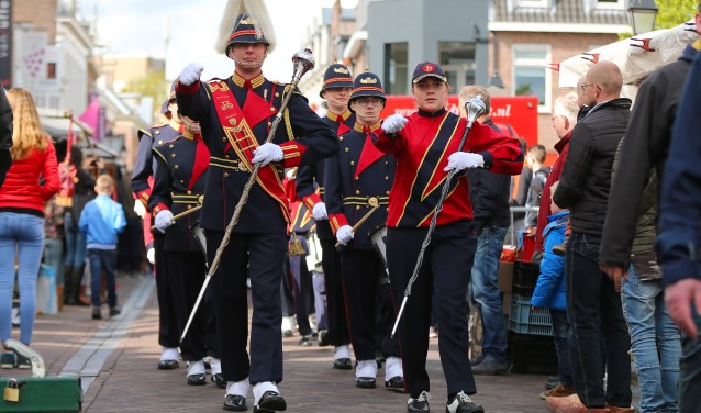 • Koningsdag in Leerdam in 2017.