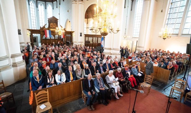 • De volle Grote Kerk tijdens het concert vorig jaar.