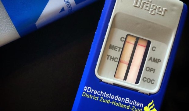 • De drugstest van de politie.