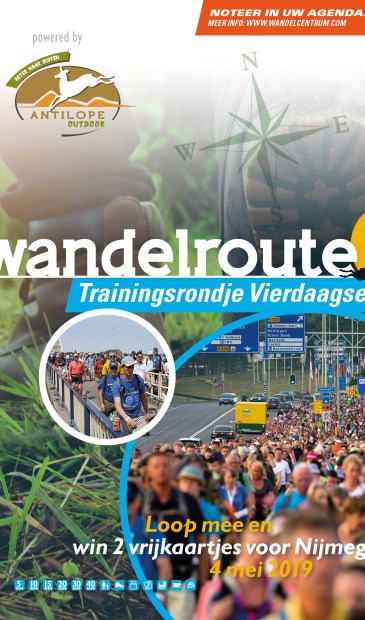 • De cover van de Antilope Outdoor wandelgids.