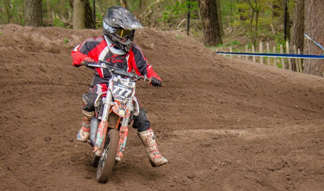 Kyano Smit in actie.