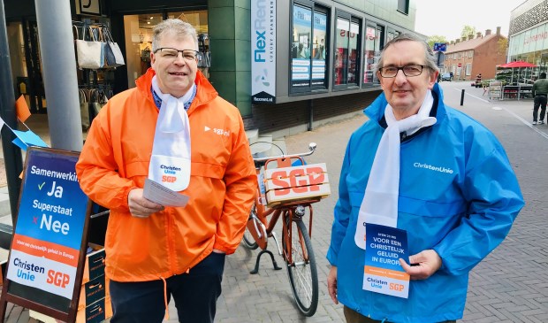 • Hubert Kats van de CU en Arjan Voorwinden van de SGP.
