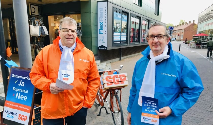 • Hubert Kats van de CU en Arjan Voorwinden van de SGP.
