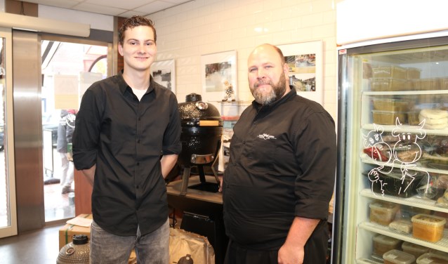 • Roland Schneider (l.) en Jelle Hovens.