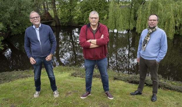 • De drie bestuursleden van Progressief Molenlanden.