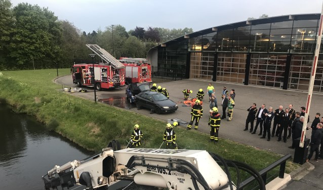 • Er was onder meer een demonstratie voor de aanwezigen.