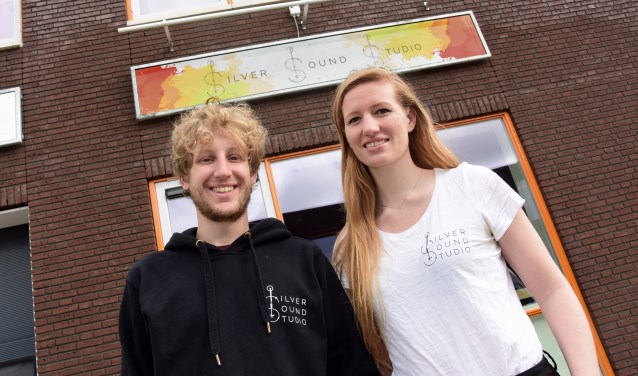 • Jitse Tilman en Mikky Zomerdijk voor hun Silver Sound Studio.