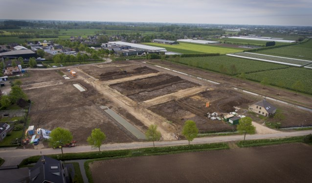 • In de nieuwe wijk komen 64 woningen.