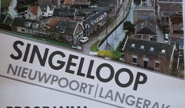• Een deel van het affiche van de Singelloop