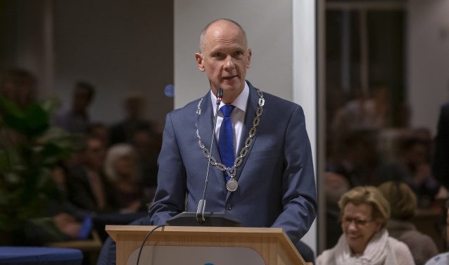 Burgemeester Marcel Fränzel.