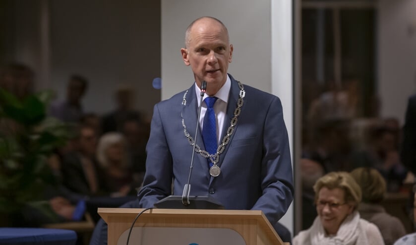 Burgemeester Marcel Fränzel.