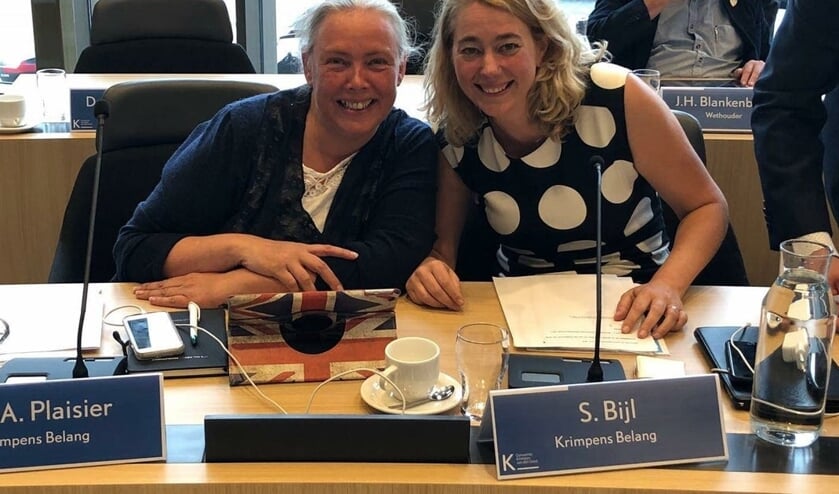 • Raadsleden Sethi Plaisir en Saskia Bijl van Krimpens Belang.
