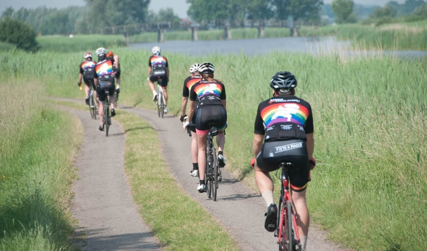 • Enkele deelnemers aan de Cycle for Hope.