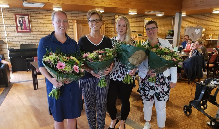 Hanneke Evertse, Ingrid Visser, Nicole van Oort en Marleen de Vries.
