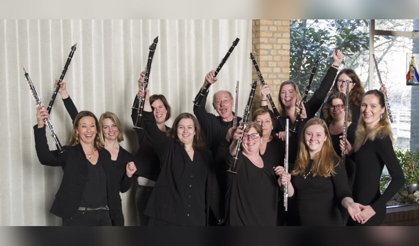 • De houtselectie van Muziekvereniging Excelsior Alblasserdam.