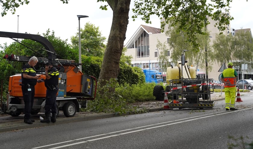 • De plek van het ongeval.