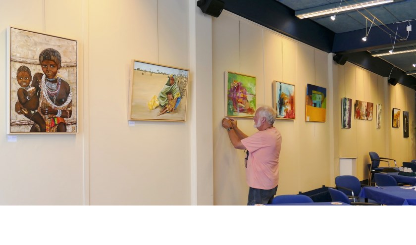 • De expositie vindt plaats in het Denksportcentrum.