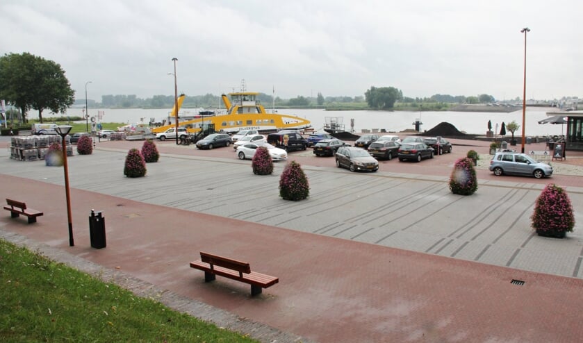 • Overzichtsfoto van de nieuwe situatie 'Buiten de Veerpoort'.