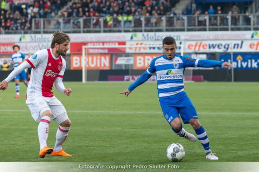 Tegen dominant Ajax valt er voor PEC Zwolle bitter weinig ...