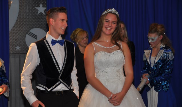 Jeugdprins Jaimy Speetjens en Jeugdprinses Britt Prinsen van cv de Dommelsoppers | Fotonummer: d57662