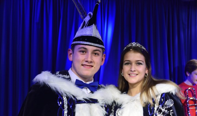 Jeugdprins Calvin en Jeugdprinses Rachelle | Fotonummer: 5ca44a