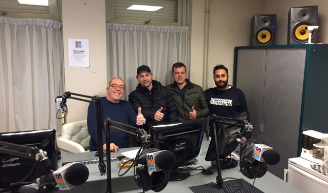 (vlnr) Han Muller, Yuri, Stefan, Ali AL Zubaidi (LEVgroep) | Fotonummer: e61841